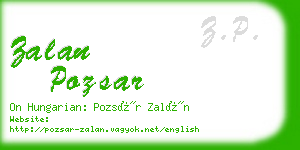 zalan pozsar business card